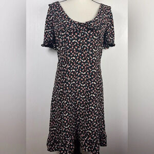 Molly Bracken midi dress Size Small Hearts